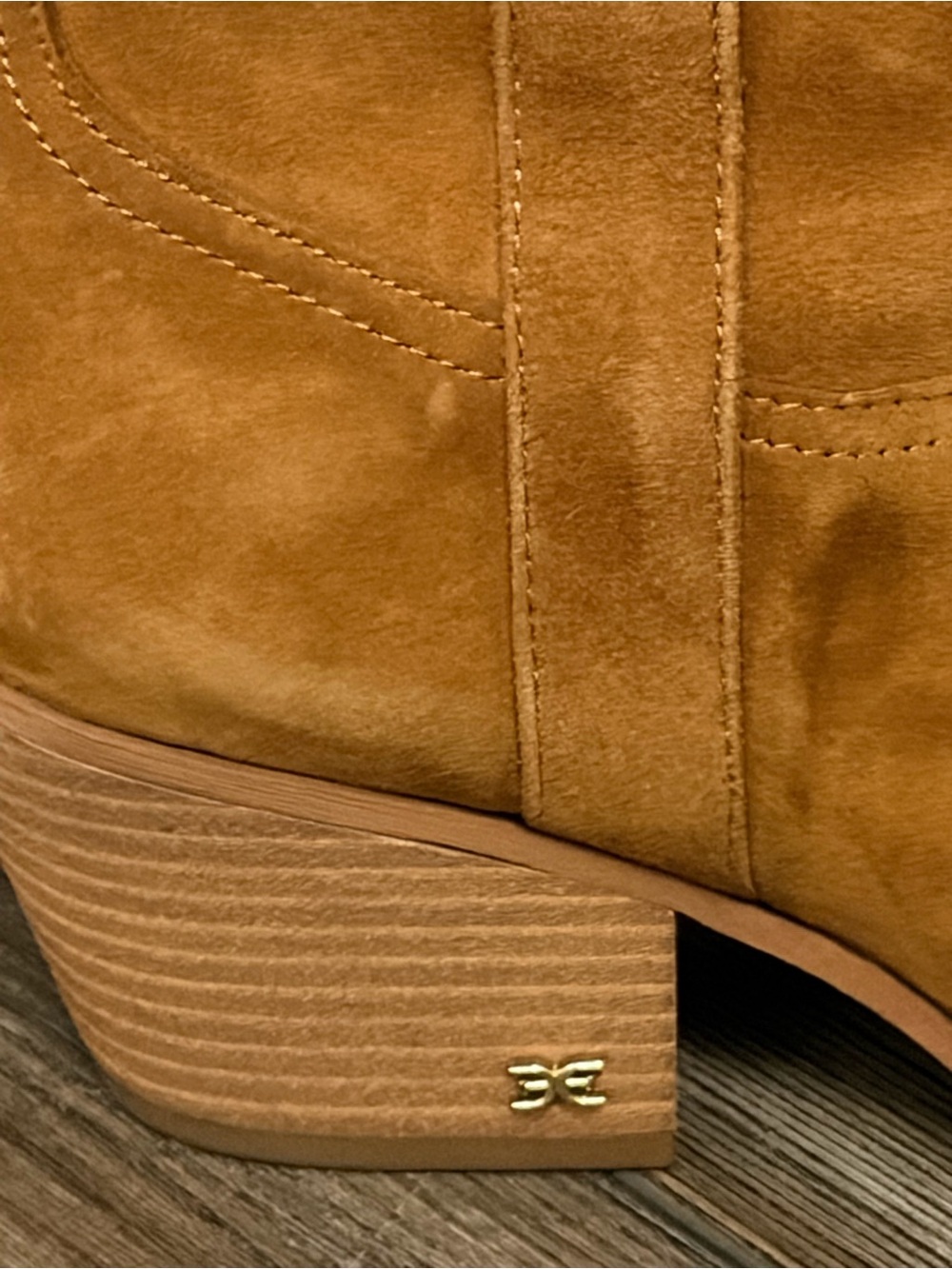 Sam Edelman Tall Suede Over-the-Knee Boots - Chestnut - Picture 4 of 12